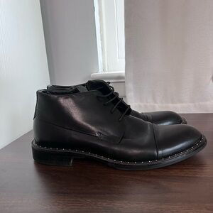 Black Leather Men's Dress Shoes